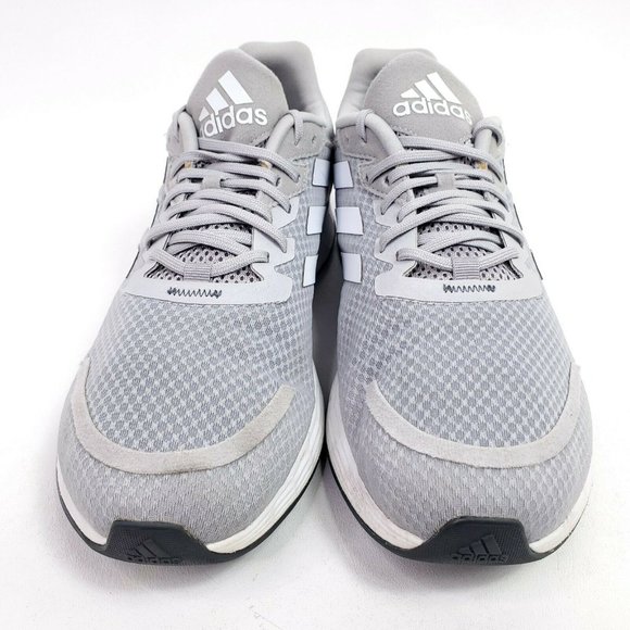 adidas Duramo SL Mens 9.5 Shoes Running Training Athletic Sneakers Gray FW8677 - Picture 8 of 11